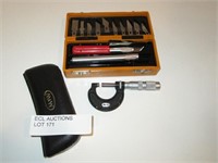 MICROMETER AND PRECISION CUTTER SET