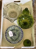 Box of Assorted Glassware