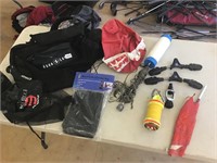 Scuba diving marker, bag, clips, rope ALL