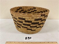 Large Older Native American Basket 12" x 7"
