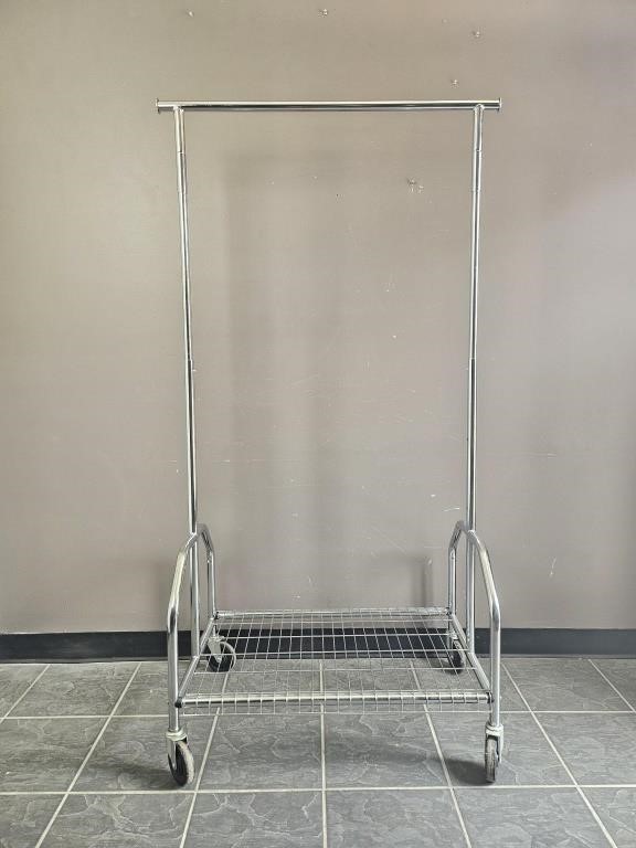 Metal Double Sided Garment Rack