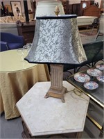 Goldtone Table Lamp