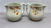 Pair halls jewel tea pitchers