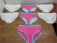 NEW 7 Fruit of the Loom Girls Underwear Size 14