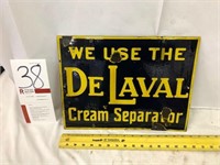 DeLaval Cream Separator Porcelain Sign