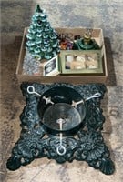 (N) Christmas items Including Metal Stand ,