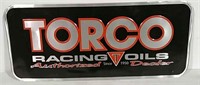 SST Embossed Torco Racing Oil Sign