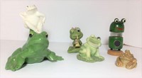Hand Painted Japanese Ceramic Frogs