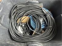 LOT - ASSORTED SPEAKER CABLE, 15 NEW POWER