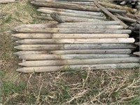 USED 2-3" x 6' Treated Fence Posts /EACH