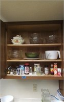 Contents of cabinet- seasoning, etc