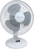 B122  Comfort Zone Oscillating Table Fan, 12 inch