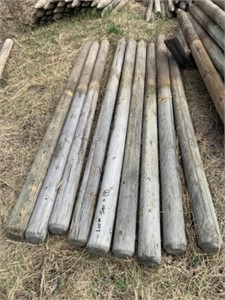 USED 4" x 8' Treated Fence Posts /EACH
