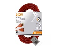 HDX 100 ft. 16/3 Light Duty Extension Cord