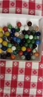 Marbles  in box