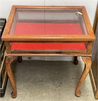 Queen Anne Style Display Case Table