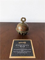 Vintage Indian Brass Claw Temple Bell