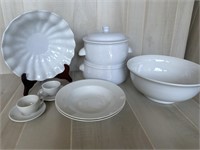 White Serving Dishes