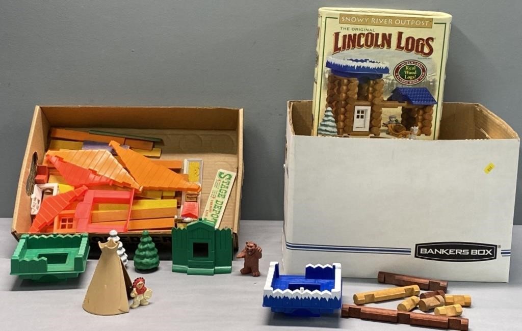 Lincoln Logs Childs Toys Play Set