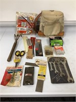 Leather Tool Pouch and Misc. Tools