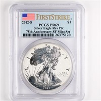 2012-S Rev PR Silver Eagle PCGS PR69