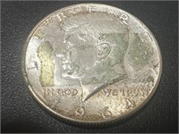 1964 Kennedy 90% Silver Half Dollar