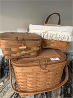 (3) Longaberger Baskets