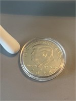 2024 take America back Trump coin in coin case.