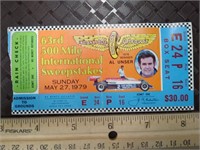 Indy 500 Ticket 63rd Race 1979