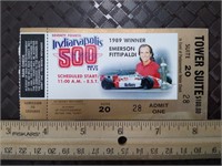 Indy 500 Ticket 74th Race 1990