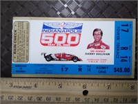 Indy 500 Ticket 70th Race 1986