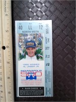 Indy 500 Ticket 77th Race 1993