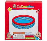 Cocomelon 3-Ring 27 Gallon 40in Play Pool NEW
