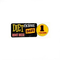 Tin "Dad's Diet Root Beer"  Sign