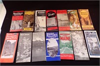Lot  50's & 60's USA Travel Brochures Maps & More