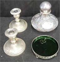 Gorham sterling candle holders,