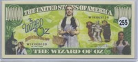 The Wizard of OZ One Million Dollar Novelty Note