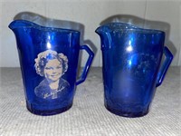 Shirley Temple small pitchers