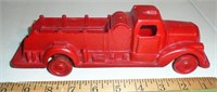 Cast Iron Fire Truck