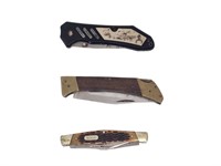 Three Pocket Knives