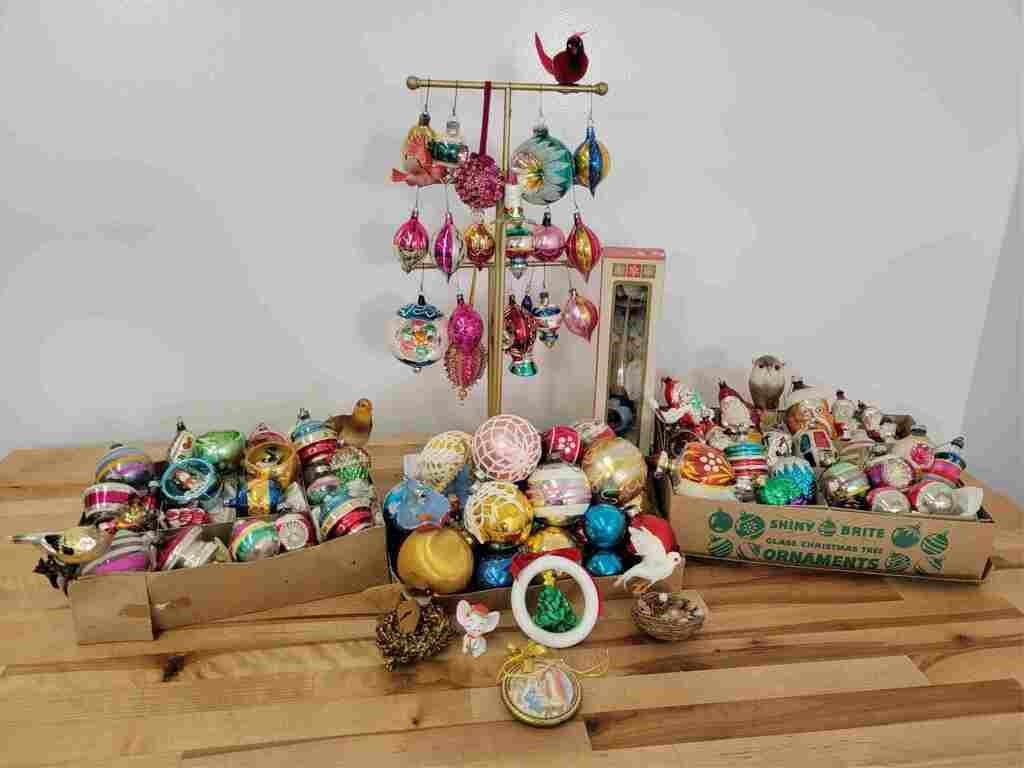 Vintage Christmas Ornaments Collection