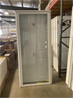 34"x76" LH Steel Door/Storm Door Combo