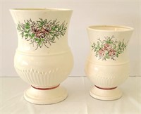 Vintage Vases with Flower Design