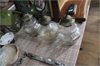 3 OIL LAMPS