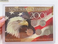 2001 State Series Quarter Collector's Coin SET