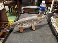 Wooden Fish Taxidermy Décor