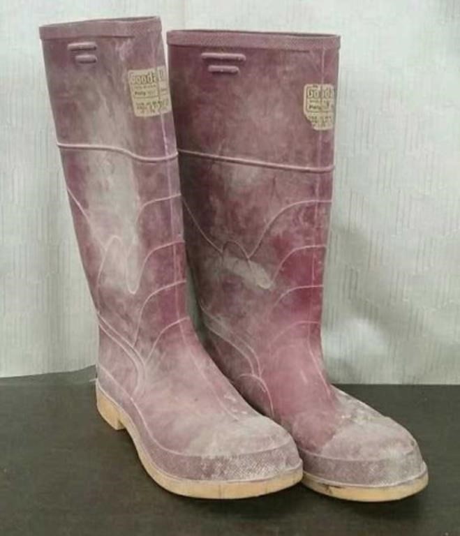 Box Goodall Rubber Boots, Size 10