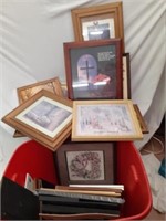 Large lot of Pictures and Frames