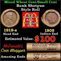 Small Cent Mixed Roll Orig Brandt McDonalds Wrappe