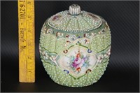 Gorgeous Hand Painted Nippon Lidded Box